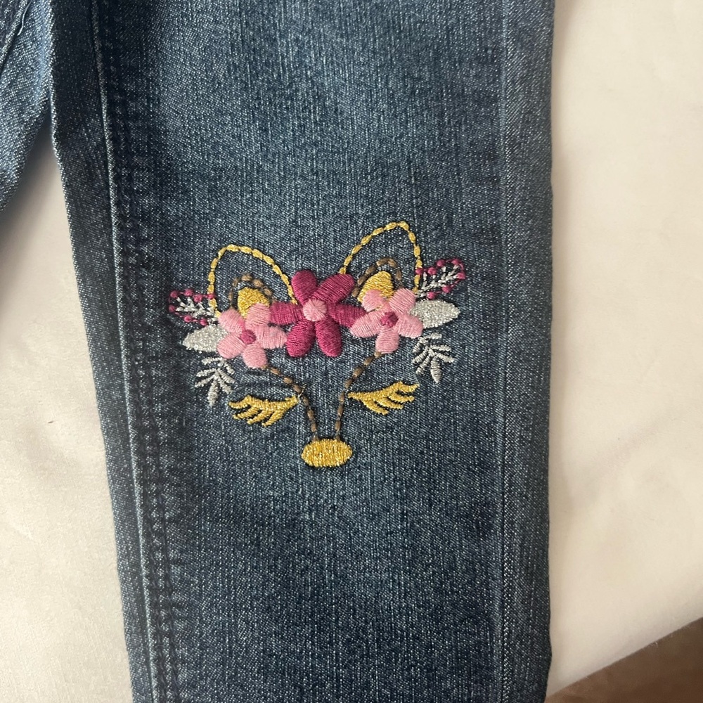 Blue Ink Toddler’s Star Pull-On Denim Leggings, Size 4T, NWT - Picture 9 of 9